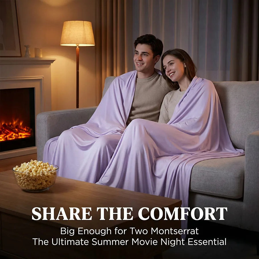 1Pc Summer Ice Silk Cooling Blanket Lightweight Breathable Multi-Functional Cooling Bed Blanket Multiple Colors for Home Hotel