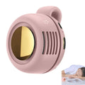 Portable Mini Bladeless Fan 3 Speed Adjustable Clip on Waist Shirt Silent Electric Fan Outdoor Travel Cooling Fan