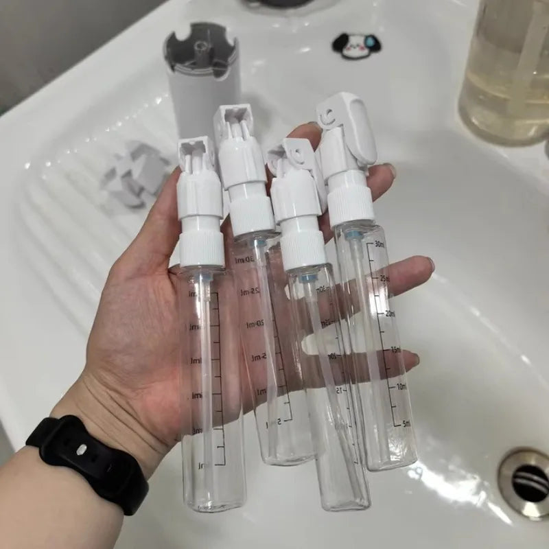 4 in 1 Travel Dispenser Portable Travel Bottles Leak Proof Leakproof Travel Container for Perfume Shampoo Conditioner Lotion